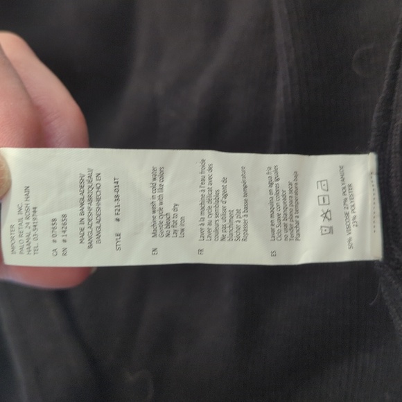 Black Knit Halter Top - Picture 6 of 6